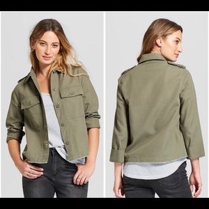 Universal Thread Frayed Military Jacket